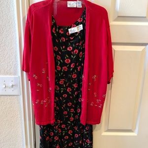 Kathie Lee woman’s dress with sweater